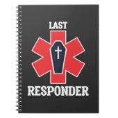 Beerdigungsdirektor Mortician Last Responder Notizblock (Vorderseite)