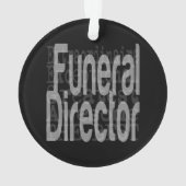 Beerdigungsdirektor Ornament (Rückseite)