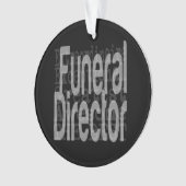 Beerdigungsdirektor Ornament (Vorderseite)
