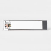 Beerdigungsdirektor Schreibtischnamensplakette (Vorderseite )