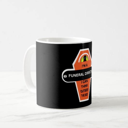Beerdigungsdirektorin Merchandise | Funny Gifts Kaffeetasse (Vorderseite Links)