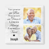 Beerdigungserinnerung Bewahren Gedenkstätten Fotos Magnet (Vorne)