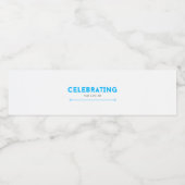 Beerdigungsfavoriten | Flaschenetiketten Wasserflaschenetikett (Einzelnes Label)