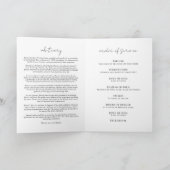 Beerdigungsfeier des Programms "Leben" Dankeskarte (Innenseite)