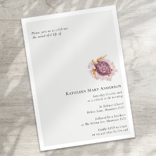 Beerdigungsfeier Einladung