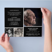 Beerdigungsfeier Flyer (Hand)