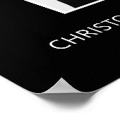 Beerdigungsfeier Foto Poster (Ecke)