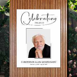 Beerdigungsfeier Foto Poster