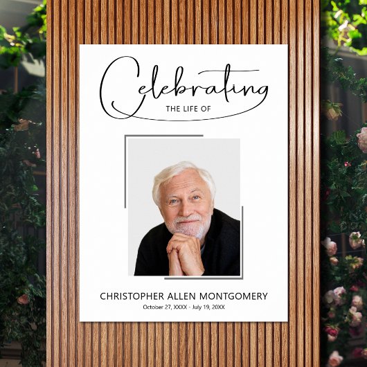 Beerdigungsfeier Foto Poster