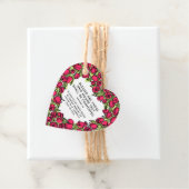 Beerdigungsgeschenk Pflanze Tulpenbirnen Geschenkanhänger (Beispiel)