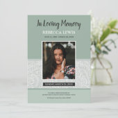 Beerdigungskarte (Stehend Vorderseite)