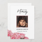 Beerdigungskarte (Vorne/Hinten)