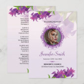 Beerdigungskarte (Vorne/Hinten)