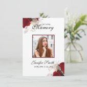 Beerdigungskarte (Stehend Vorderseite)