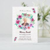 Beerdigungskarte Ankündigung (Stehend Vorderseite)