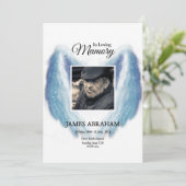 Beerdigungskarte Ankündigung (Stehend Vorderseite)