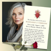 Beerdigungskarte des katholischen Beileids