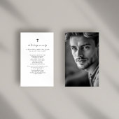 Beerdigungskarte des katholischen Fotos