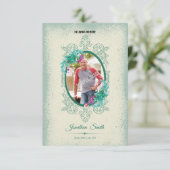 Beerdigungskarte Einladung (Stehend Vorderseite)