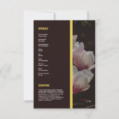 Beerdigungskarte Einladung (Rückseite)