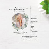 Beerdigungskarte für Wasserfarben (Schreibtisch)