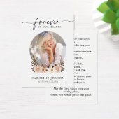 Beerdigungskarte für Wasserfarben (Schreibtisch)