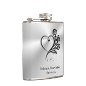 Beerdigungsleistungen, Herz und Rose Flachmann (Rechts)