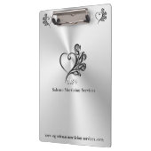 Beerdigungsleistungen, Herz und Rose Klemmbrett (Links)