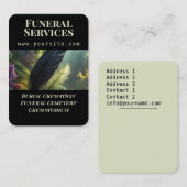 Beerdigungsleistungen - Visitenkarte (Vorne/Hinten)
