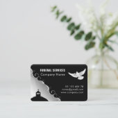 Beerdigungsleistungen Visitenkarte (Stehend Vorderseite)