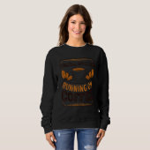 Beerdigungsleiter, der auf Kaffeekoffein läuft Sweatshirt (Vorne ganz)