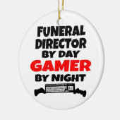Beerdigungsleiter Gamer Keramik Ornament (Links)