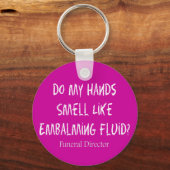 Beerdigungsleiter/Mortiker Funny Gifts Schlüsselanhänger (Vorderseite)