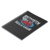 Beerdigungsleiter Postmortem Gefäßchirurg Notizblock (Linke Seite)