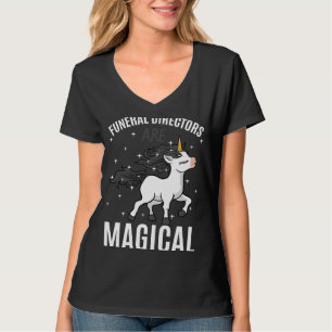 Beerdigungsleiter sind magische Unicorn Mortician T-Shirt