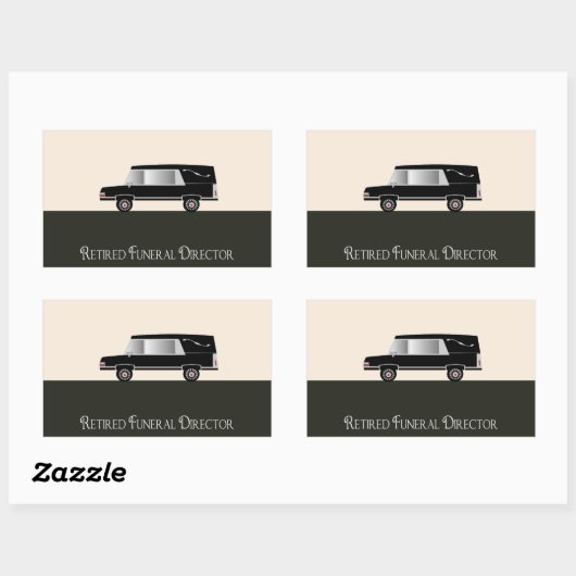 Beerdigungsleiterin: Geschenke Rechteckiger Aufkleber (Blatt)