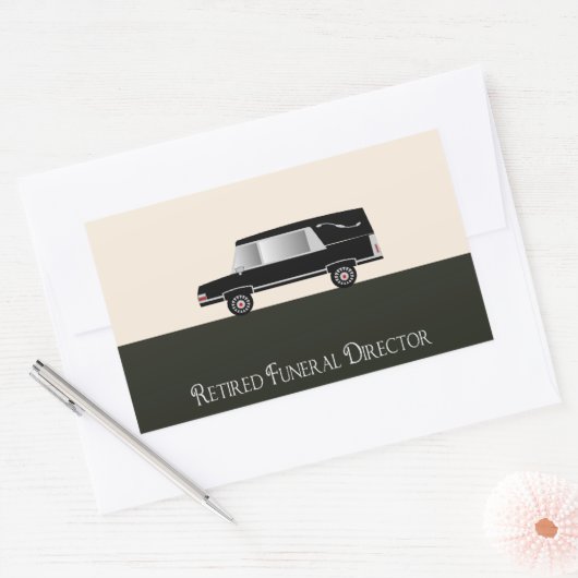 Beerdigungsleiterin: Geschenke Rechteckiger Aufkleber (Umschlag)