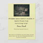 Beerdigungsmitteilung Postkarte (Vorderseite)