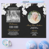 Beerdigungsorden des Lebenslebens Dunkler Orchid Flyer (Einzeln)