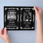 Beerdigungsorden Gothic Rock Black Flyer (Hand)