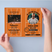 Beerdigungsorden Lebensbasketball - Obituary Flyer (Hand)