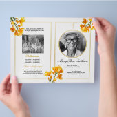 Beerdigungsorden von Service Life Freesia Floral Flyer (Hand)
