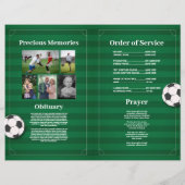 Beerdigungsorden von Service Life Fußball Flyer (Hinten)