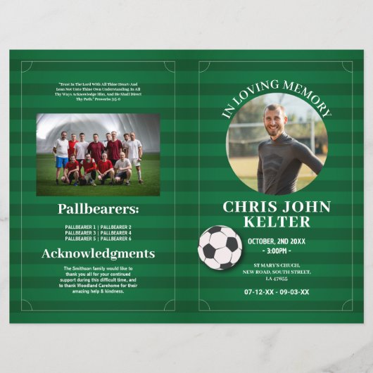 Beerdigungsorden von Service Life Fußball Flyer (Vorne)