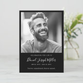 Beerdigungsordnung Programm (Stehend Vorderseite)