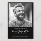 Beerdigungsordnung Programm (Vorderseite)