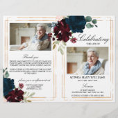 Beerdigungsprogramm für die Marine und Burgund | D (Vorderseite)