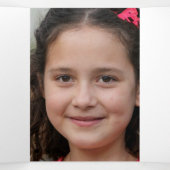 Beerdigungsprogramm in unseren Herzen Maulbeere Dreifach-gefaltete Programmkarte (Innenseite Mitte)