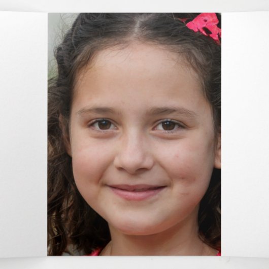 Beerdigungsprogramm in unseren Herzen Maulbeere Dreifach-gefaltete Programmkarte (Innenseite Mitte)