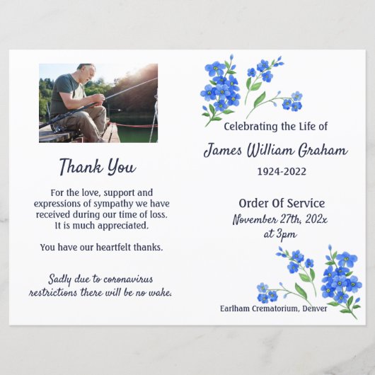 Beerdigungsreihenfolge des Dienstprogramms (Vorderseite)